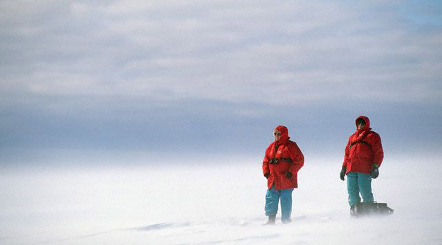 Facing the immensity of Antarctica